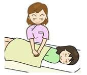 整体師とお客さん